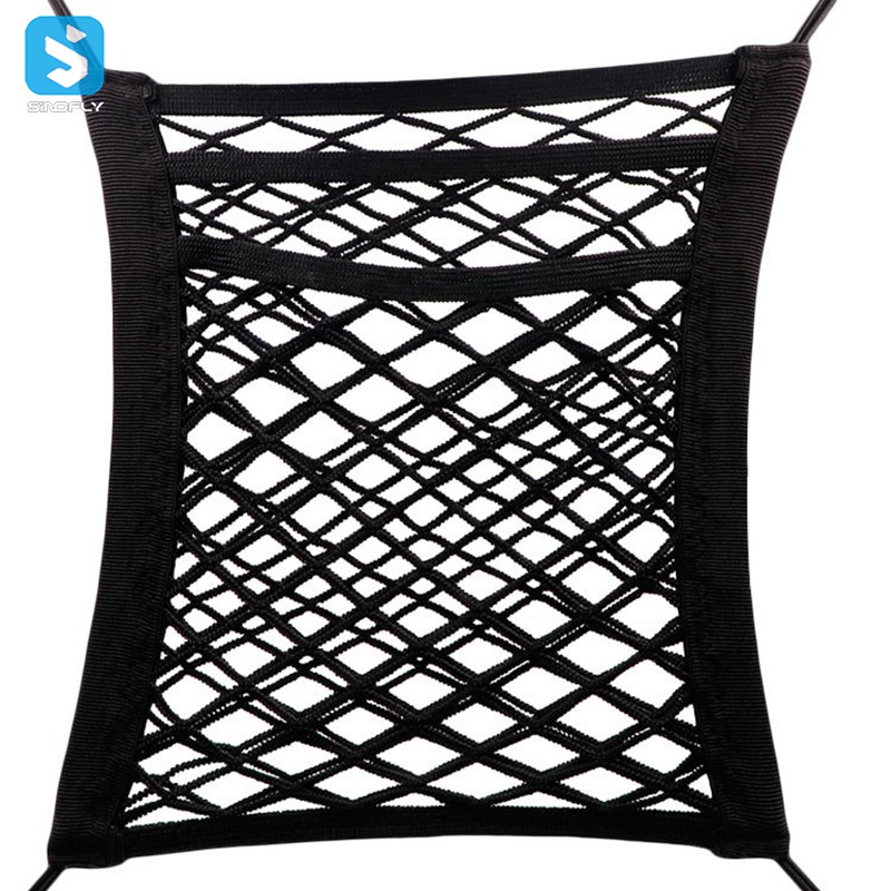 Car seat storage net pocket